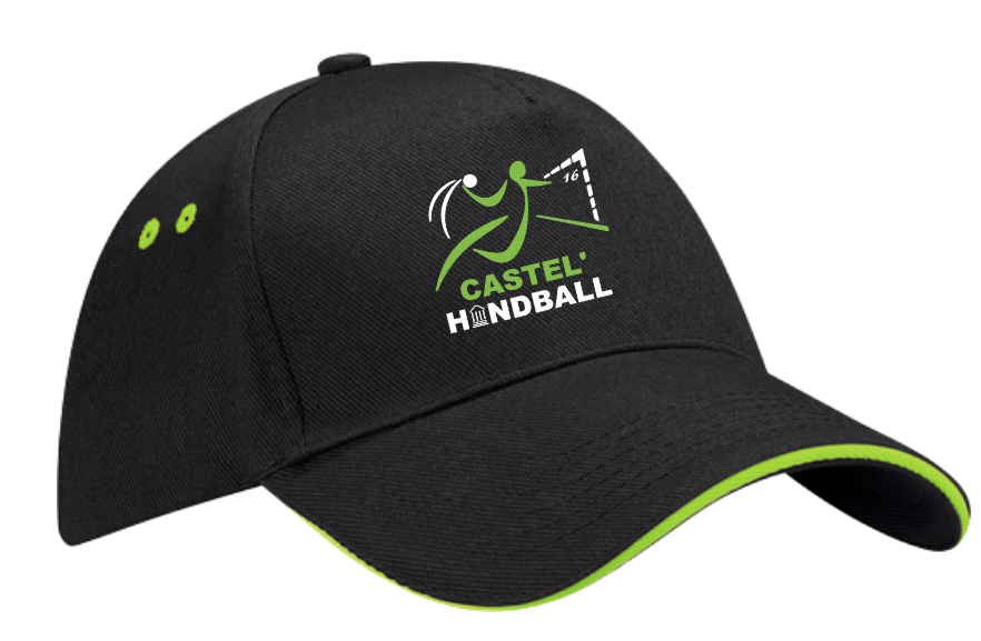 Casquette adulte noir/vert